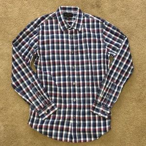 Banana Republic Non-Iron Tailored Slim Fit checked